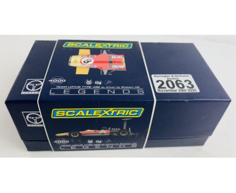 Scalextric C3543A Team Lotus Type 498 Slot Car - Boxed. P&amp;P Group 1 (£14+VAT for the first lot and £1+VAT for subsequent 