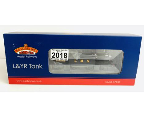 Bachmann 31-165 L&amp;YR Tank LMS Black - Boxed. P&amp;P Group 1 (£14+VAT for the first lot and £1+VAT for subsequent lots) 