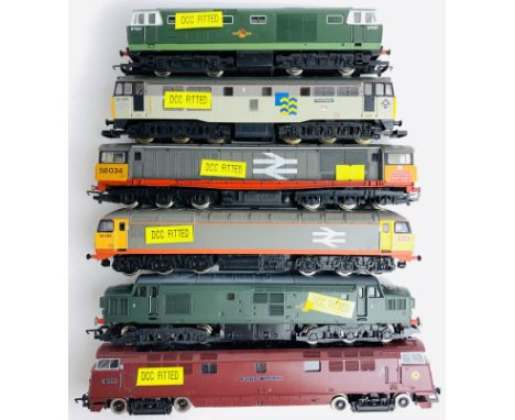 6x OO Gauge Hornby / Mainline / Lima Diesel Locos - ALL DCC DIGITAL FITTED - Unboxed. P&amp;P Group 2 (£18+VAT for the first 