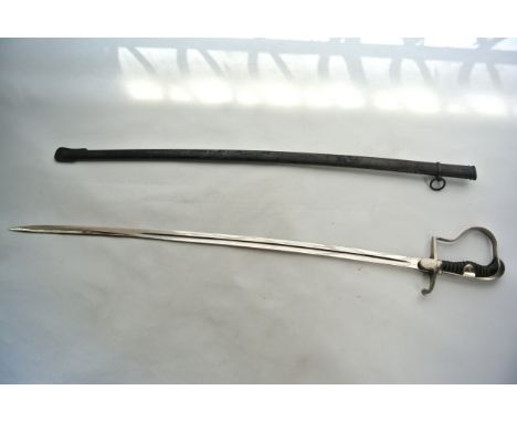 A WWI German officers sword and scabbard with Eckhorn blade