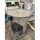 Palardy Stainless Steel Accumulation Table, Approx 48in Dia, w/ Penta Drive Speed C | Rig Fee $175