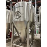 2013 Solution Inox 40 BBL Fermenter, 2-Zone Glycol Jacketed, Steep Cone Bottom, 15 | Rig Fee $1500