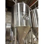 DME 60 BBL Fermenter, 3-Zone Glycol Jacketed, Steep Cone Bottom, Approx Dims: 7ft-5 | Rig Fee $1650