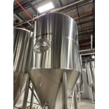 DME 60 BBL Fermenter, 3-Zone Glycol Jacketed, Steep Cone Bottom, Approx Dims: 7ft-5 | Rig Fee $1650
