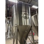 DME 60 BBL Fermenter, 3-Zone Glycol Jacketed, Steep Cone Bottom, Approx Dims: 7ft-5 | Rig Fee $1650