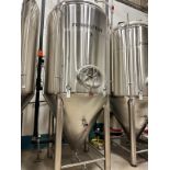 30 BBL Fermenter, 3-Zone Glycol Jacketed, Steep Cone Bottom, Approx Dims: 5ft-2in O | Rig Fee $1450