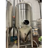 30 BBL Fermenter, 3-Zone Glycol Jacketed, Steep Cone Bottom, Approx Dims: 5ft-2in O | Rig Fee $1450