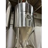 DME 60 BBL Fermenter, 3-Zone Glycol Jacketed, Steep Cone Bottom, Approx Dims: 7ft-5 | Rig Fee $1650