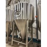 2016 GW Kent 40 BBL Fermenter (50 BBL Gross Volume), 2-Zone Glycol Jacketed, Steep | Rig Fee $1450
