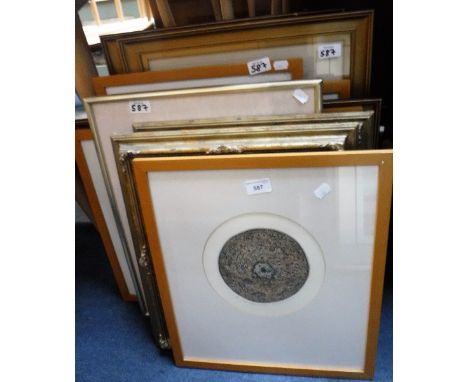 ROBERT FORSTNER; 'THE ORIGIN OF LIFE' Artist's proof etching and a collection of pictures and prints
