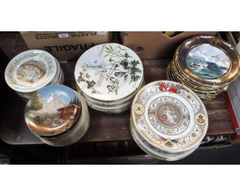 A COLLECTION OF SPODE 'Great Explorers' plates and a large collection of collector's plates