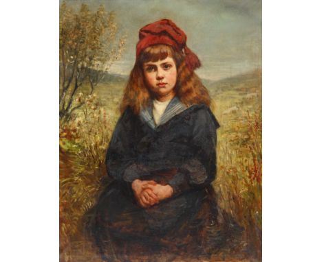 Child in Red Hat oil on canvas93 x 72 cm (36 5/8 x 28 3/8 in.)framed dimensions: 110 x 81.5 cm (43 1/4 x 32 1/8 in.)signed lo