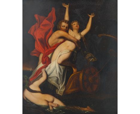 Rape of Proserpina oil on tin33 x 28 cm (13 x 11 in.)framed dimensions: 42.5 x 37.5 cm (16 3/4 x 14 3/4 in.)LOT NOTESThe vers