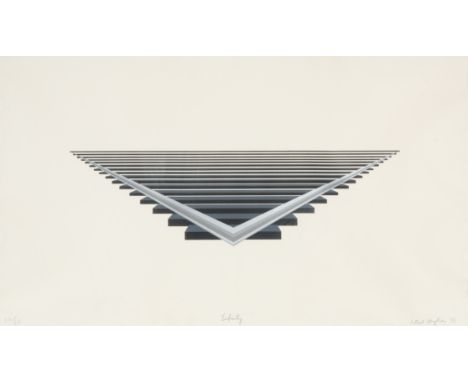 Infinity 1976screen print on paper58 x 102 cm (22 7/8 x 40 1/8 in.) [sight]framed dimensions: 59.5 x 102 cm (23 3/8 x 40 1/8 