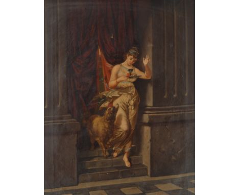 Roma oil on canvas54 x 33 cm (21 1/4 x 13 in.)framed dimensions:signed and inscribed  Roma lower leftCONDITIONObserved in the
