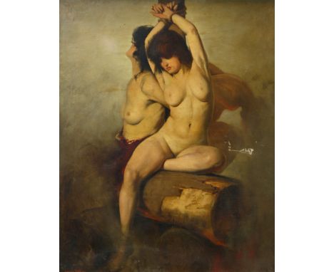 The Naked Captives 1921oil on canvas130 x 104.5 cm (51 1/8 x 41 1/8 in.)framed dimensions: 143.5 x 117.5 cm (56 1/2 x 46 1/4 