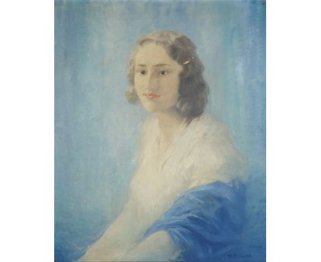 Bloom of Youth circa 1939oil on canvas73 x 60 cm (28 3/4 x 23 5/8 in.)framed dimensions: 95.5 x 82 cm (37 5/8 x 32 1/4 in.)si
