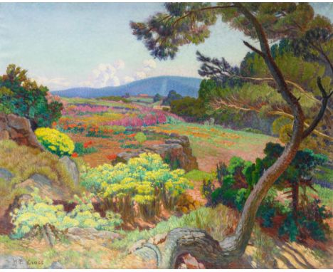 Spring Landscape oil on canvas66 x 81.5 cm (26 x 32 1/8 in.)framed dimensions: 71.5 x 87 cm (28 1/8 x 34 1/4 in.)signed lower