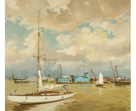 Seascape 1942oil on canvas70 x 81 cm (27 1/2 x 31 7/8 in.)framed dimensions: 87 x 98 cm (34 1/4 x 38 5/8 in.)signed lower rig