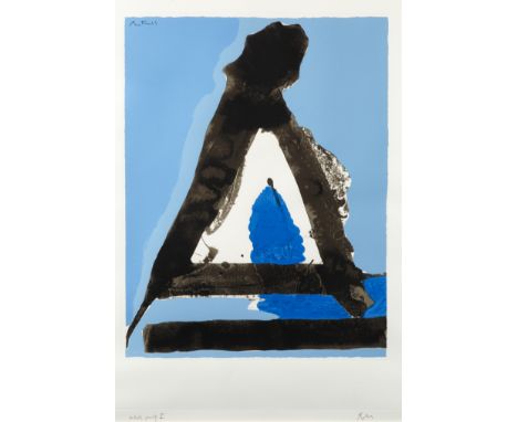 Untitled (Later A) from The Basque Suite 1970-71colored screen print 57 x 44.5 cm (22 1/2 x 17 1/2 in.) [image size]framed di
