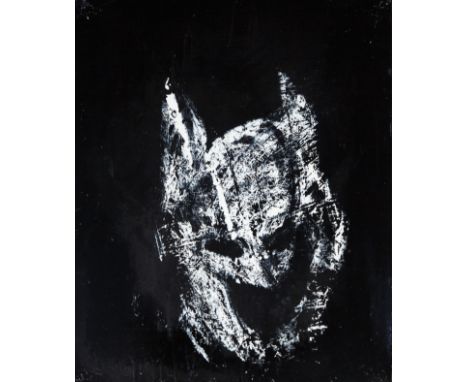 Batman 1994enamel on Strathmore paper11 3/8 x 9 cm (29 x 23 in.)framed dimensions: 84 x 69 cm (33 1/8 x 27 1/8 in.)signed, da