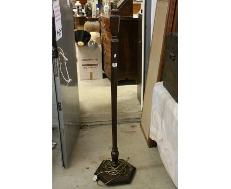 Mid 20th century Wooden Standard Lamp