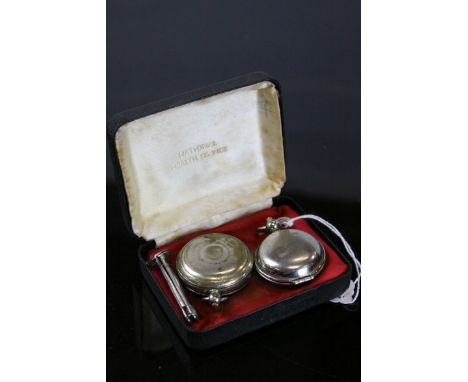 Sovereign case, Richards Sheffield penknife &amp; small travel compass