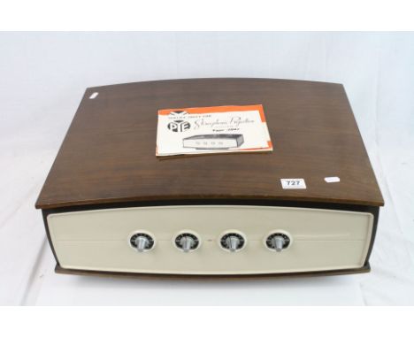 Mid 20th century Pye Record Player - Stereophonic Projection System Type 3807 - together with operating handbook and service 