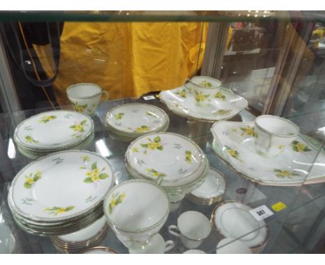 Shelley - fifteen pieces of ceramic tableware by Shelley predominantly decorated in a floral pattern
