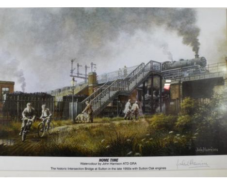After John Harrison - a limited edition print entitled Home Time, issue 17 of 50 signed in pen to the margin lower right, ima