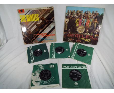 The Beatles - a good lot to include Sergeant Pepper's Lonely Hearts Club Band First Edition including pull-out, Fourth Editio