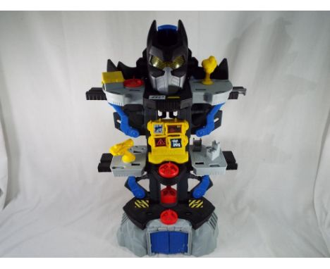 A Batman playset with light up eyes.