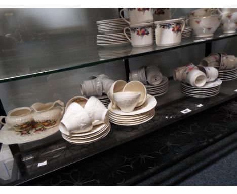 57 pieces of ceramic tableware to include Crown Ducal, Crown Ming and Tienshan porcelain.