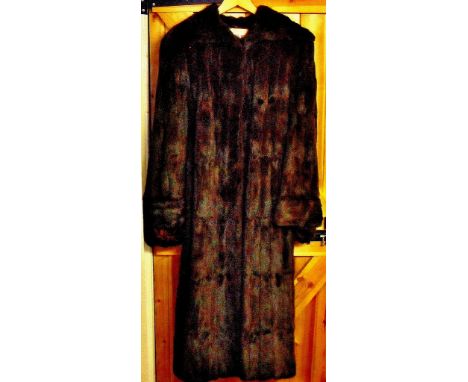 Vintage Full length Fur Jacket made by Dickens and Jones, Regent Street. Excellent quality