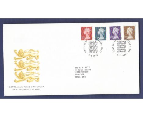 Great Britain - 1999 9th March High Value FDC Windsor special hand stamp, typed address Royal Mail Cover.