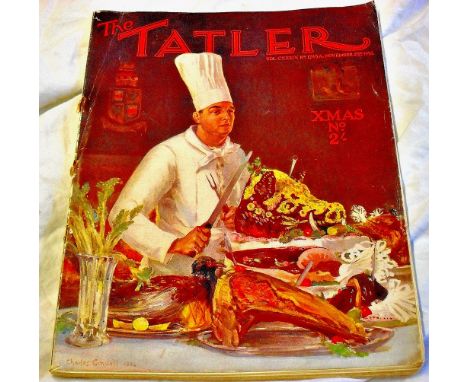 Vintage magazine:- 'The Tattler', Nov.23rd 1934 Xmas number. Illustrated in colour and B/W photos, advertising etc.