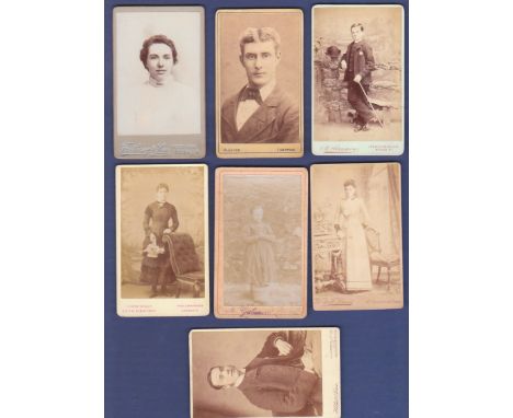 Vintage Portraits - (7) Early 20th century with many interesting Photographers: Johnston & Co, Hellis & Sons, Simmons, W & J.