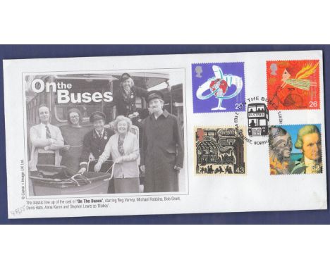 Great Britain - 1999 2nd Feb Travellers Tale on The Buses FDC with special hand stamp. Unaddressed.