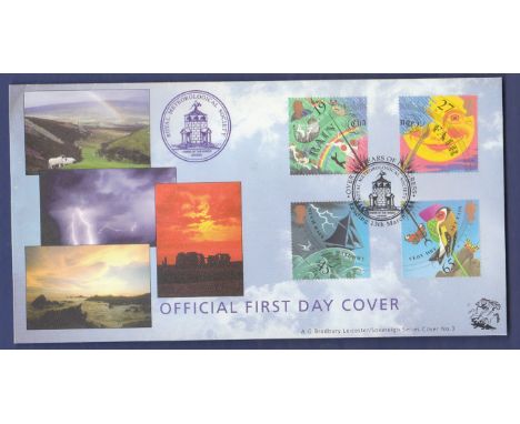 Great Britain - 2001 13th March Weather A.G. Bradbury FDC with Royal Meteorological society special hand stamp. Printed addre