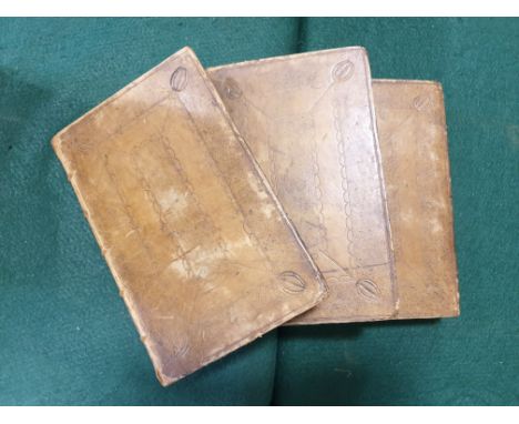 Ludlow, Edmund. Memoirs..., 3 volumes, first edition, engraved portrait frontispiece, browned and spotted, occasional rust-ma