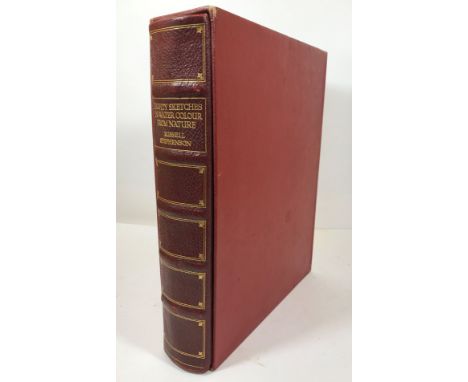 Stephenson, Russell. Eighty Sketches in Water Colour from Nature, first edition, number 71 of 220 copies, eighty tipped-in co