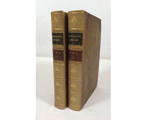 Alexander, James Edward. Transatlantic Sketches, 2 volumes, first edition, half-titles, 9 [of 10] engraved plates, engraved m