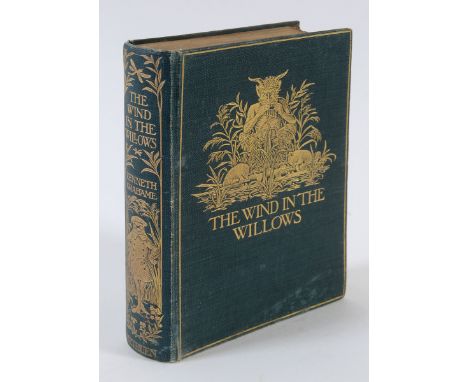 Grahame, Kenneth. The Wind in the Willows, first edition, half-title, frontispiece by W. Graham Robertson, tissue guard, some