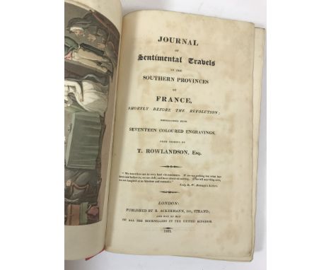 [Combe, William] Journal of Sentimental Travels in the Southern Provinces of France, shortly before the Revolution, first edi