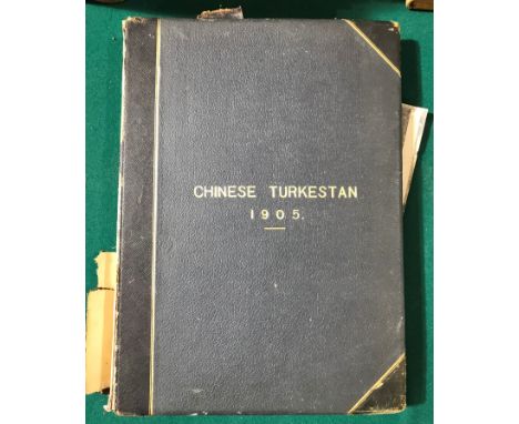 Chinese Turkestan. An album of 197 amateur photographs documenting an expedition to Chinese Turkestan, May-September 1905, de