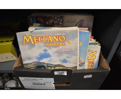 A collection of vintage collectable magazines including Meccano and Science Journal