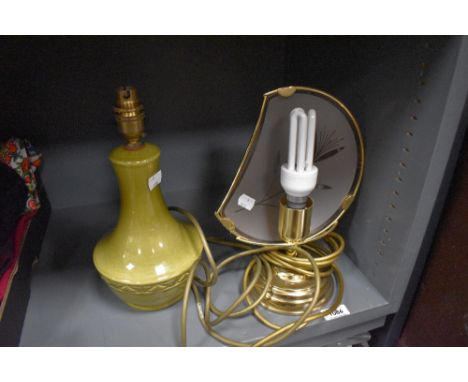 Two vintage lamps