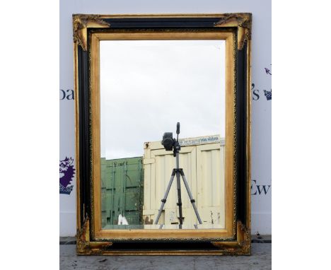 Gilt frame wall mirror and fire screen