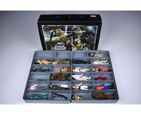 A collection of vintage Star Wars figures of varying dates and makers, together with an original 1977 Kenner mini action figu