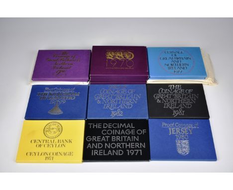 Fifteen boxed coin sets comprising of seven sets of Coinage of Great Britain and Northern Island, 1970; The Decimal Coinage o